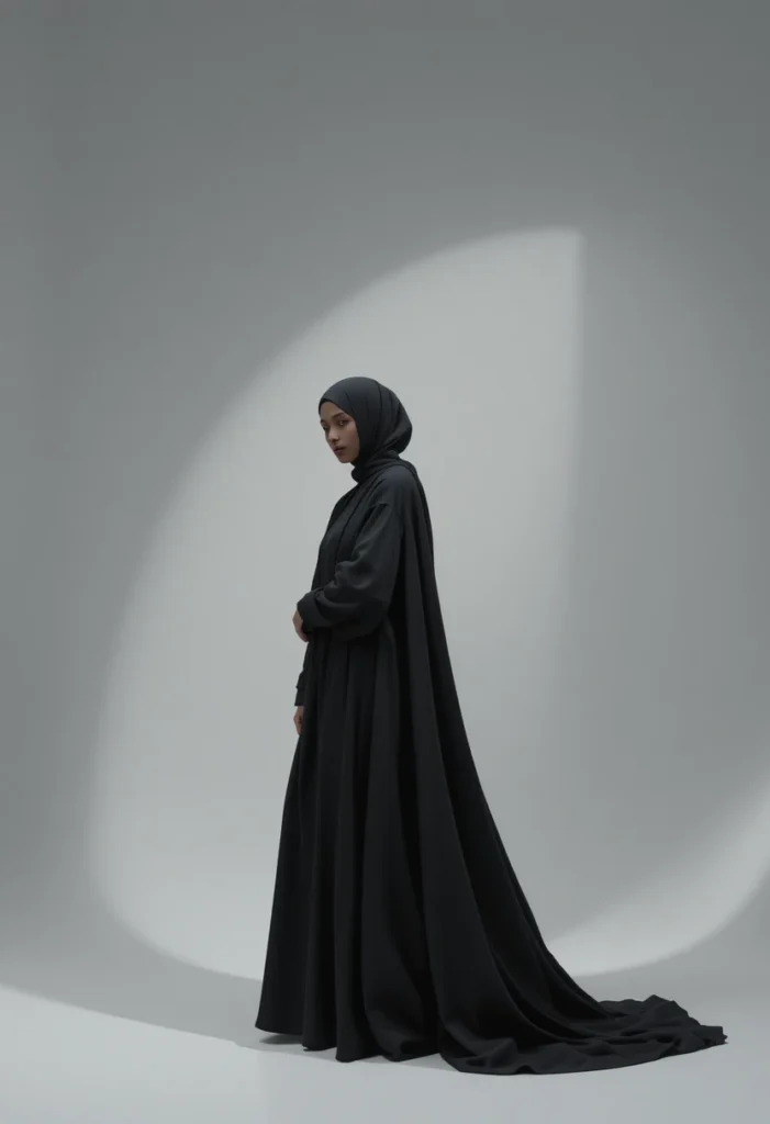 modest outfits abaya modern editorial chic