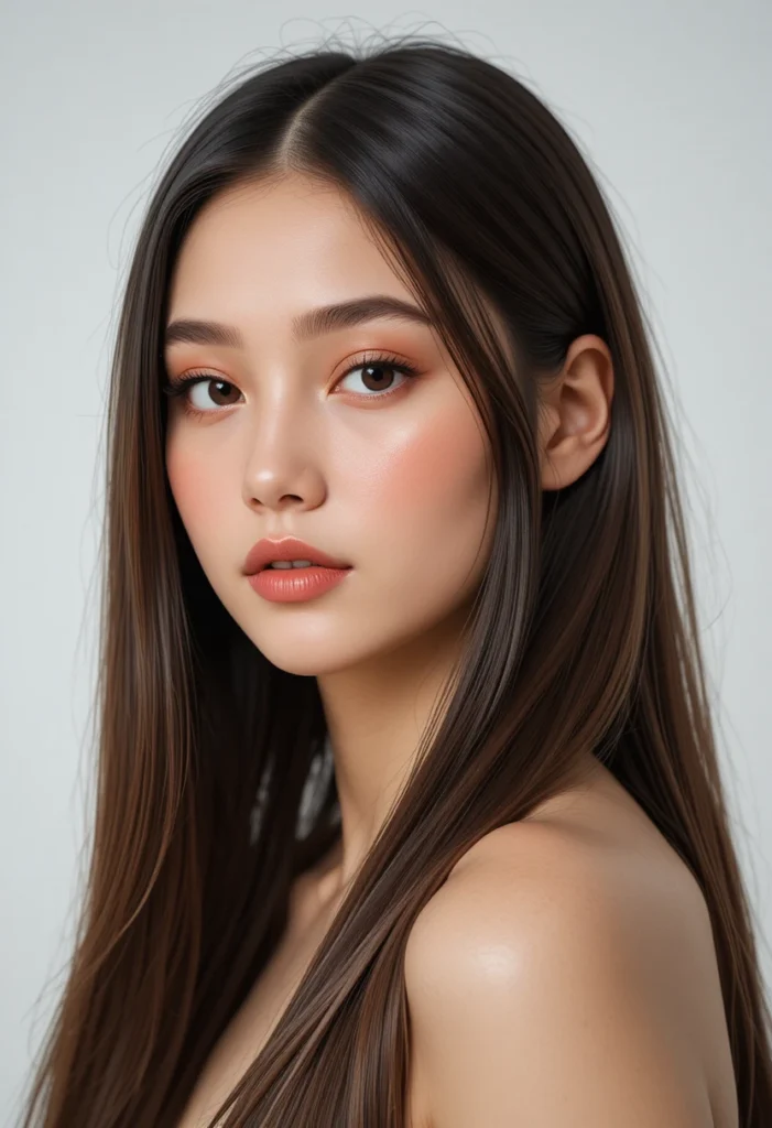 10+ Hairstyles For Round Faces 2 Long Straight Hair