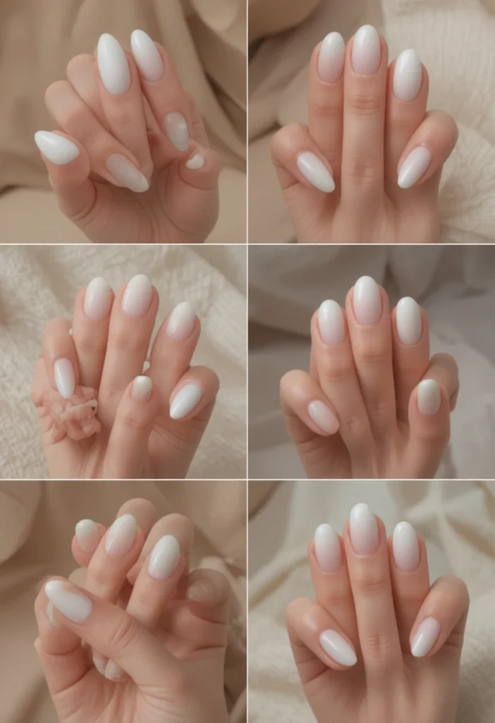Short Milky White Nails: The Ultimate Guide to Elegant Minimalism 3 Best Nail Shapes for Short Milky White Nails