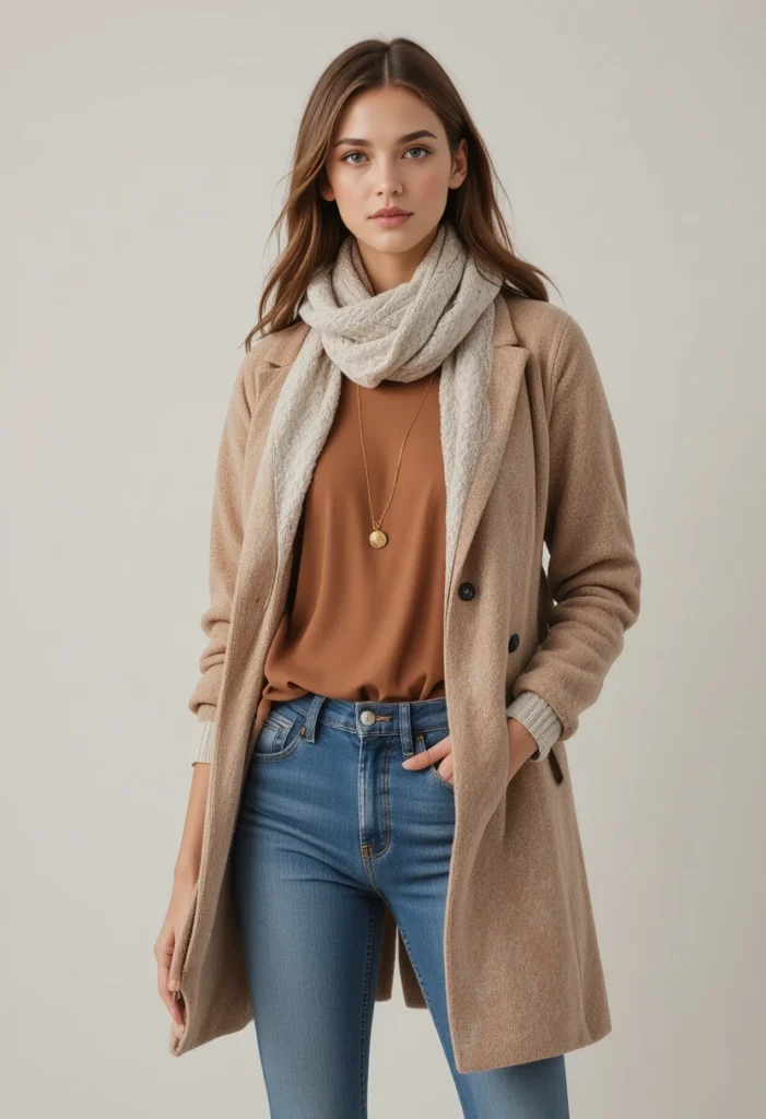 10+Business Casual Outfits with Jeans for Women 10 Seasonal Layering Techniques
