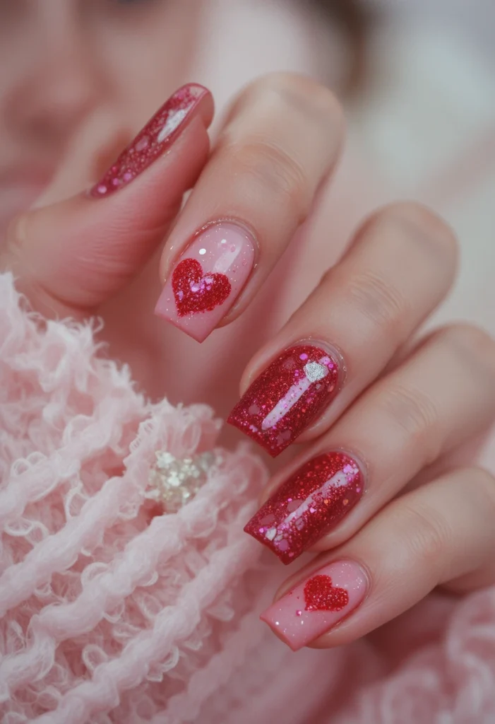 Cute Nails for Kids: Heart and Love Designs
