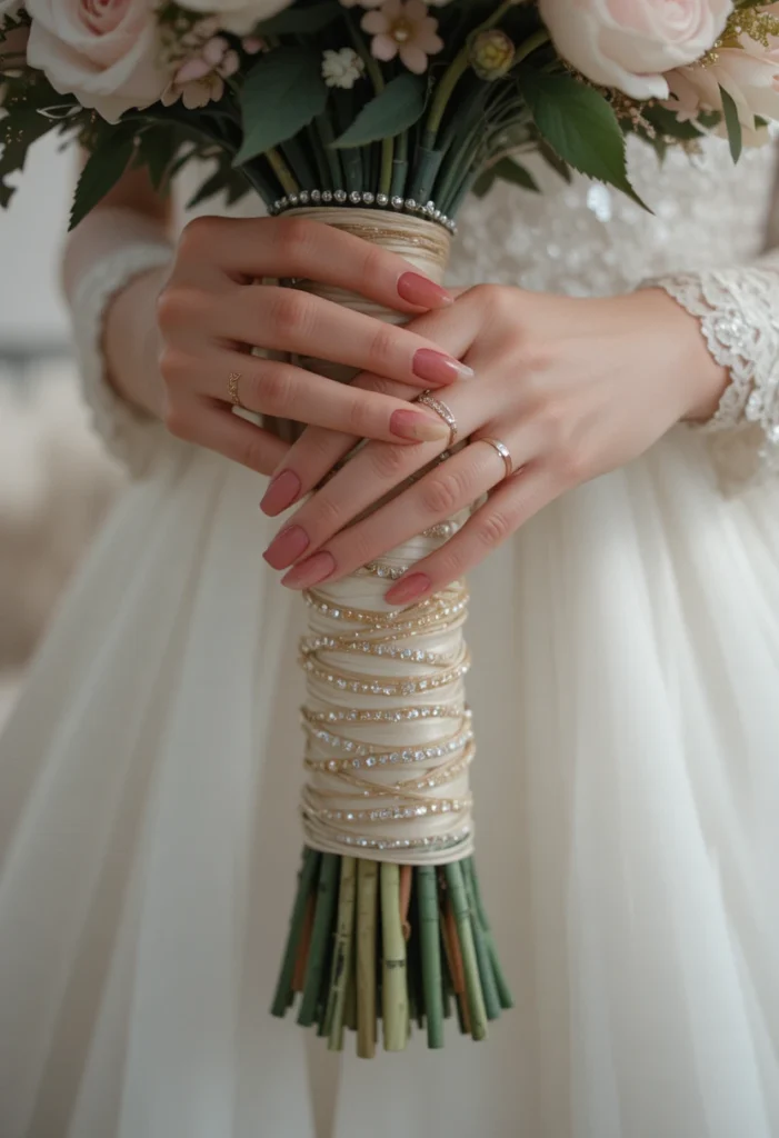 Bold Red Nails for Statement Brides
