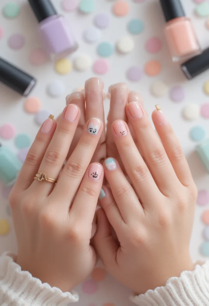 Cute Nails for Kids: Bright and Playful Pastels