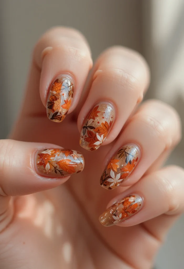  Autumn Leaf Nails