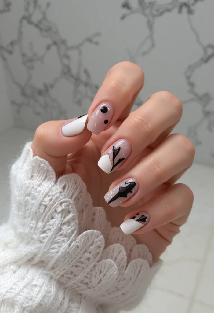 10+Elegant French Nails: A Timeless Nail Trend 7 Negative Space French Nails