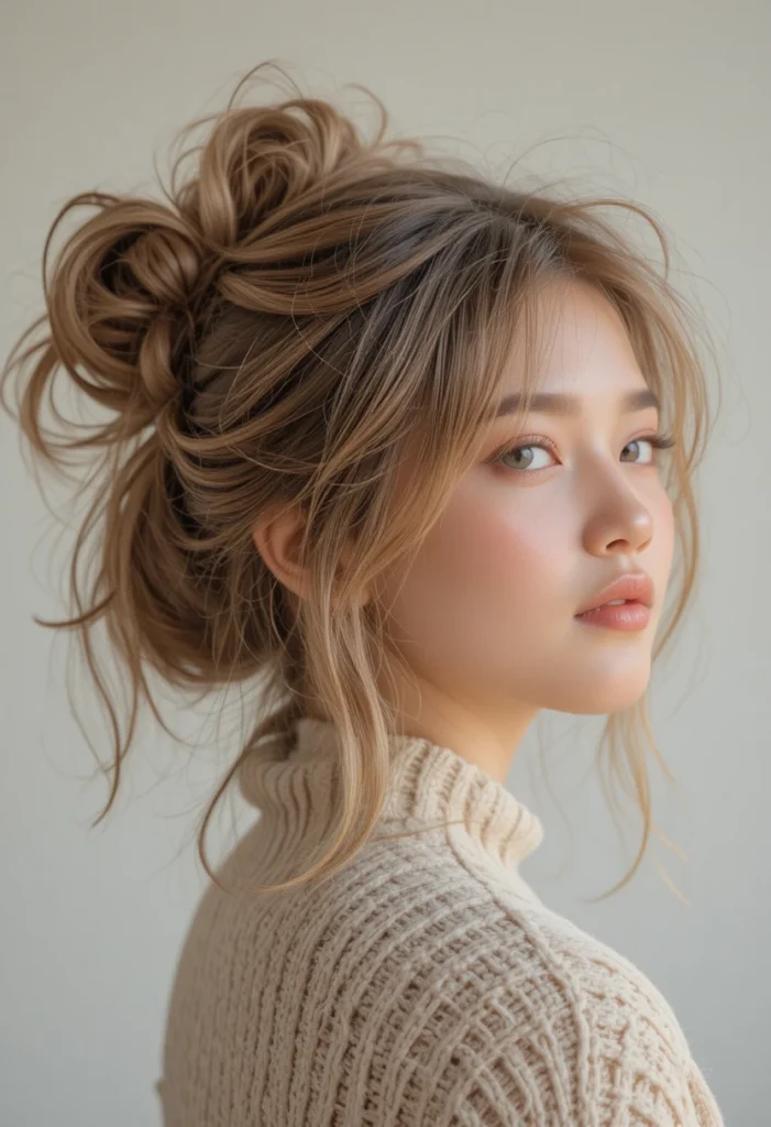 Classic Messy Bun Hairstyles