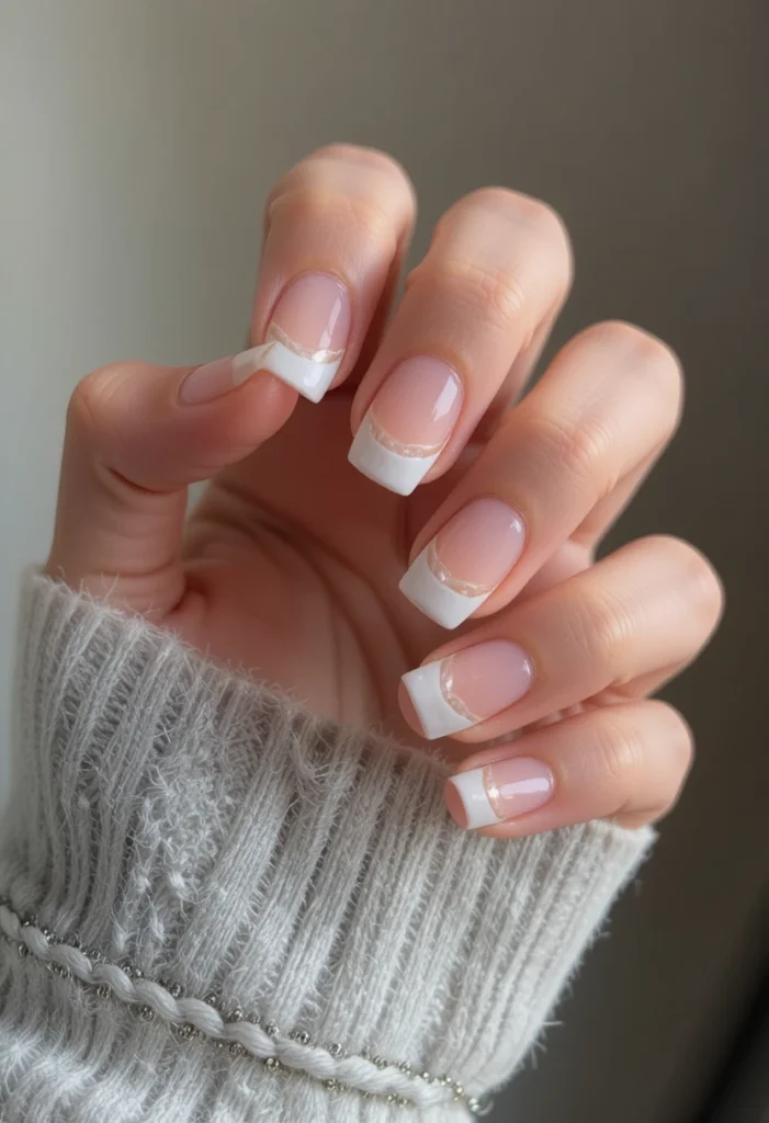 10+Elegant French Nails: A Timeless Nail Trend 9 Short French Nails