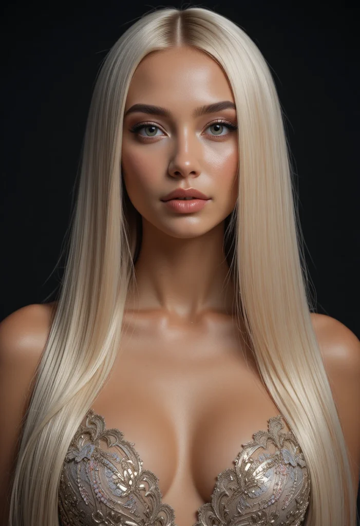 Straight Hair Styling Ideas for Party and Evening Glam