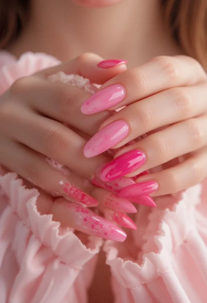The Romantic Appeal of Pink Nail Shades