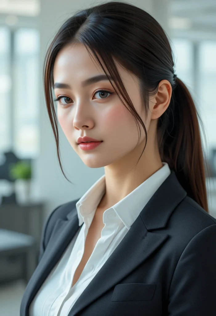 Straight Hair Styling Ideas for Office-Ready Professional Styles