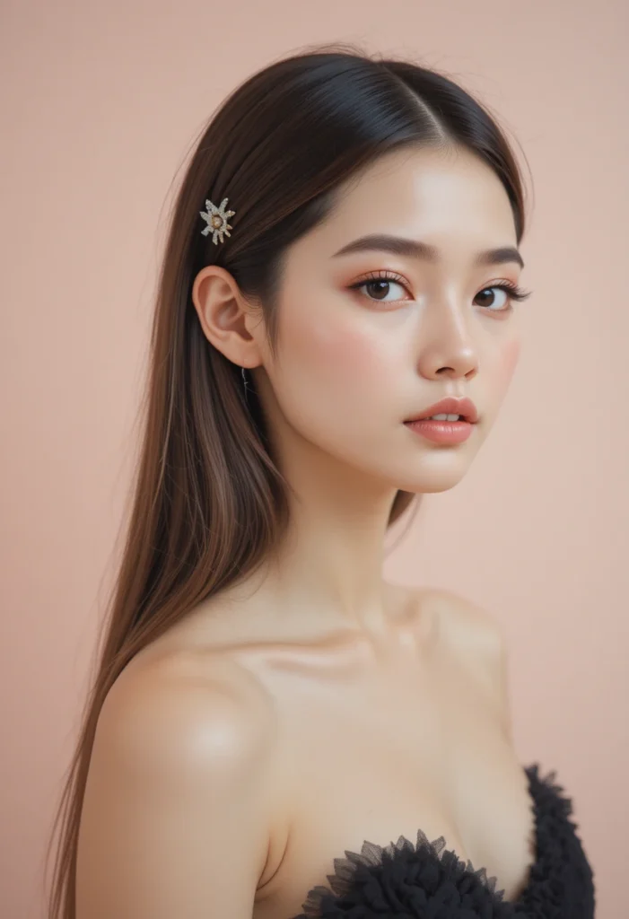 Straight Hair Styling Ideas Using Accessories