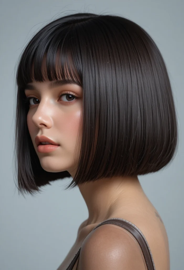 Straight Hair Styling Ideas for Short and Medium Cuts