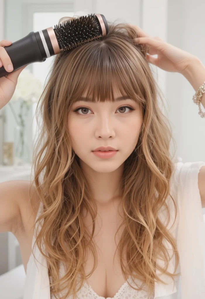 Curtain Bangs Maintenance Tips