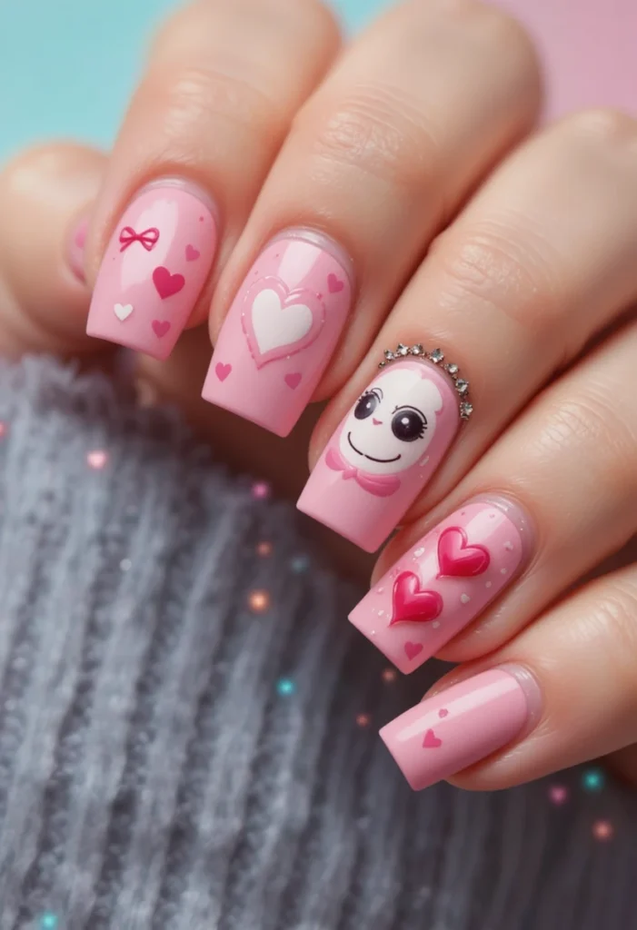  Nail Art Ideas Inspired by Valentine Symbols