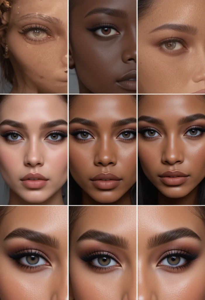 Smokey Eye Makeup for Different Eye Shapes and Skin Tones