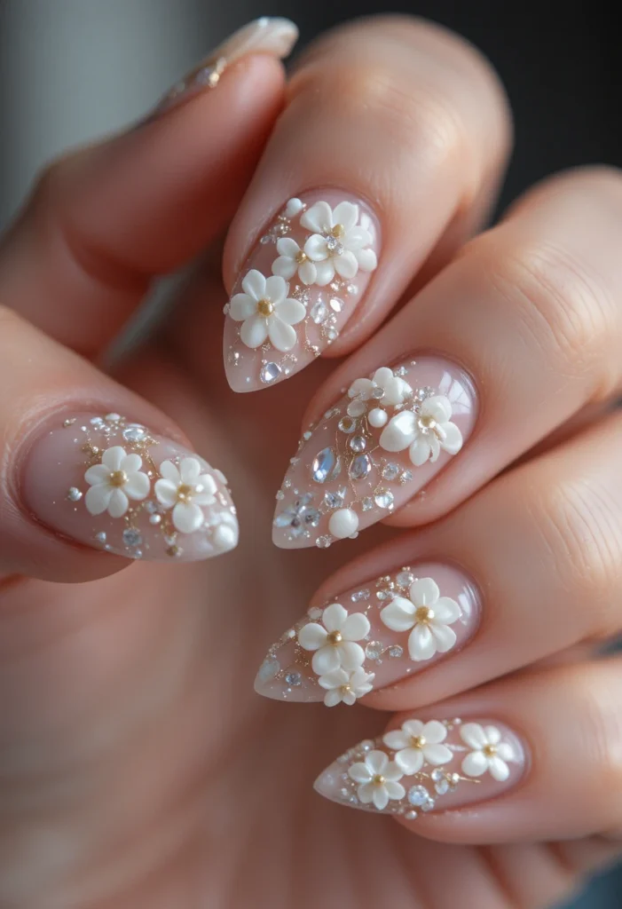 Trending 2025 Nail Designs: 3D Nail Art Accents